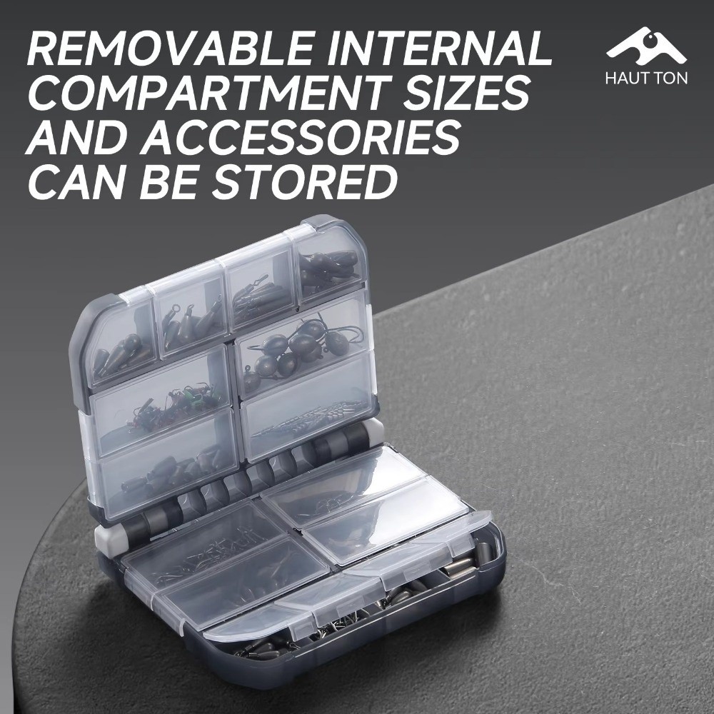Fishing Hook Remover - Removable Dividers Fishing Tackle Box Large