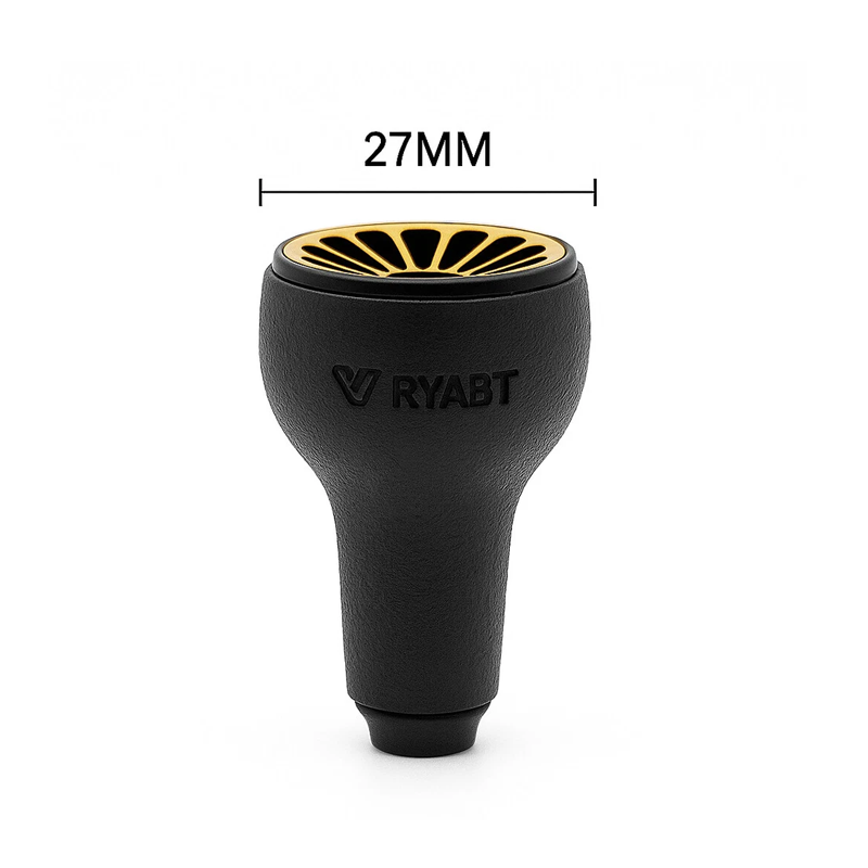 TPE Black Knob 27mm Compatible - Shimano Reel Stradic 评论和价格