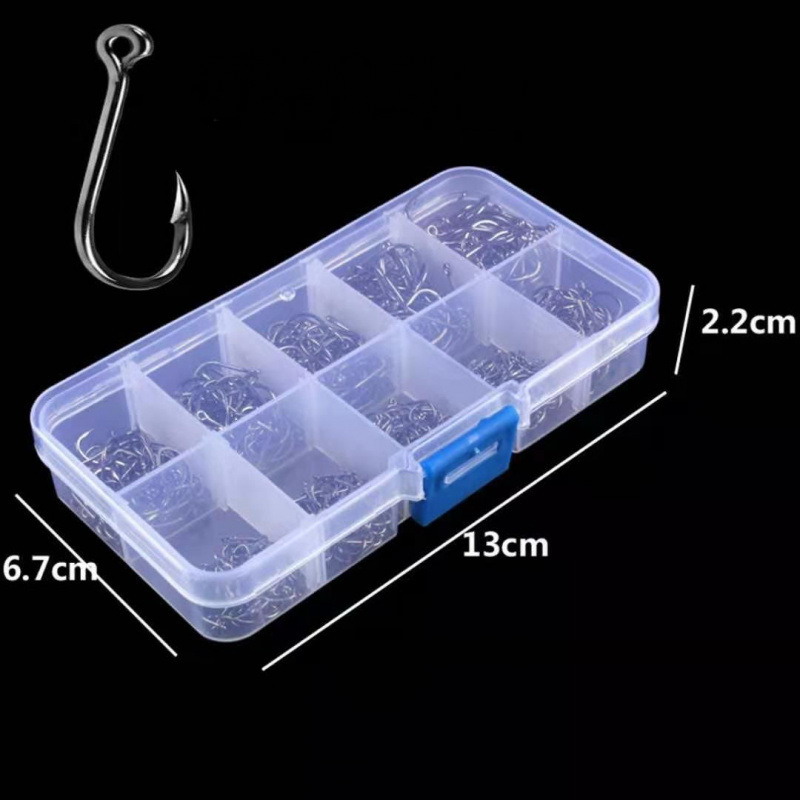 100-400pc/Box 3#-12# Carp Fish - Fishing Hook Jig 评论和价格