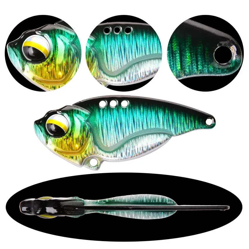 5pcs/box VIB Fishing Lures Spo - Fishing Hook Jig 评论和价格