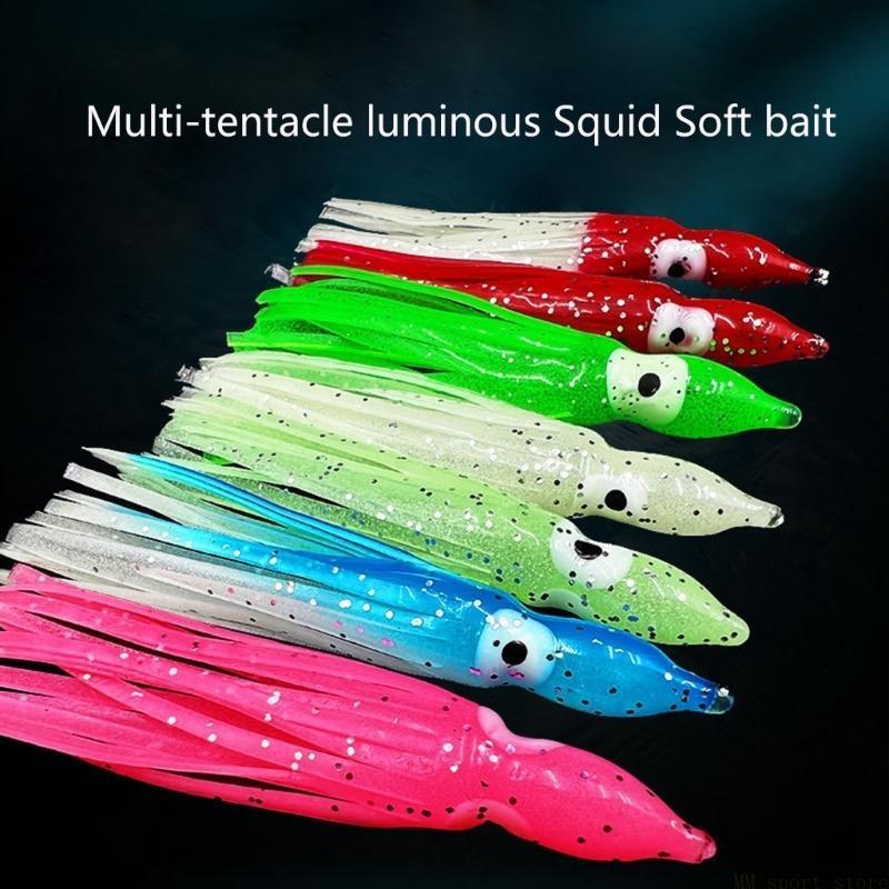 31BE 7 Color 10PCS/lot Squid H - Fishing Hook Jig 评论和价格